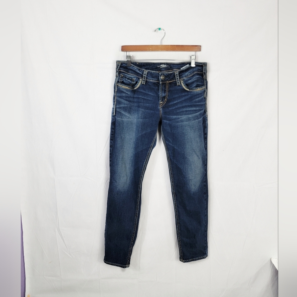 Women's Size W33/L29 Silvers Suki Skinny Jeans
